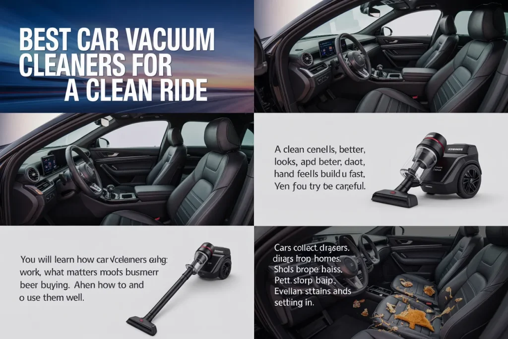 Best Car Vacuum Cleaners for a Clean Ride