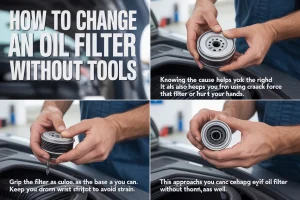 How to Change an Oil Filter Without Tools