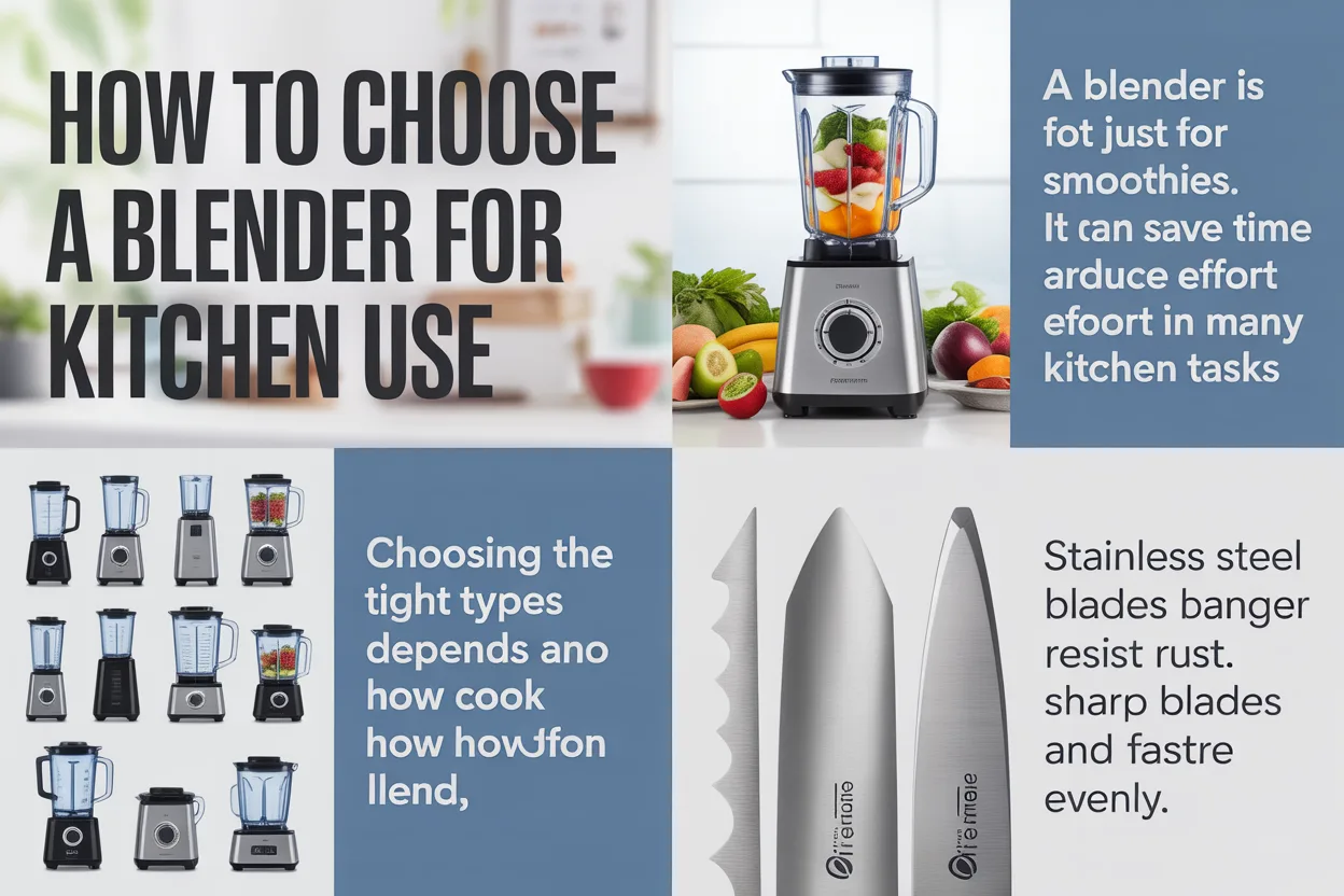 How to Choose a Blender for Kitchen Use