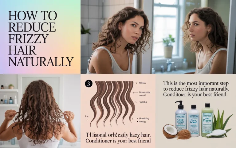 How to Reduce Frizzy Hair Naturally