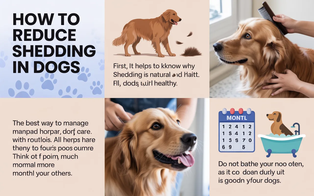 How to Reduce Shedding in Dogs