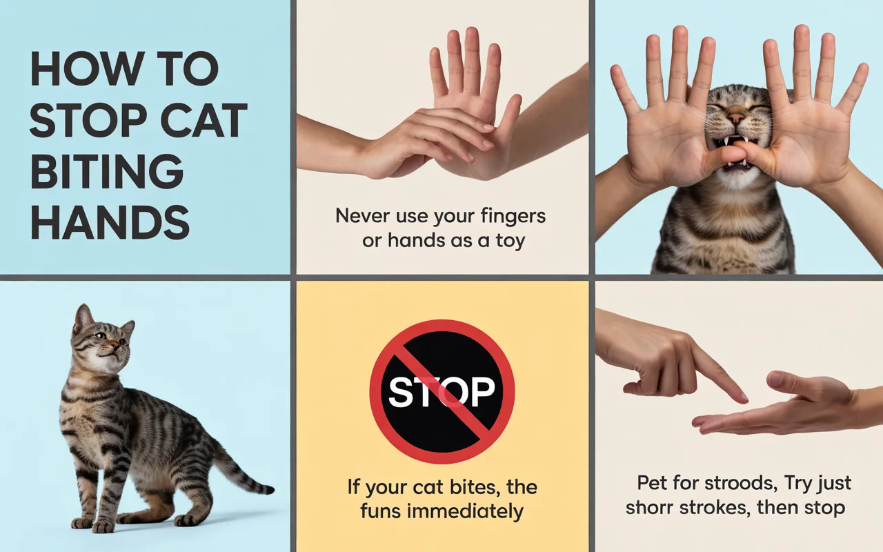 How to Stop Cat Biting Hands