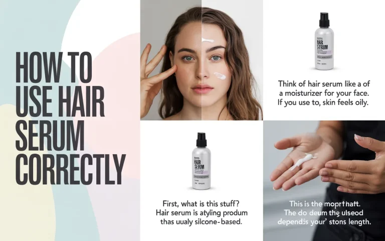 How to Use Hair Serum Correctly