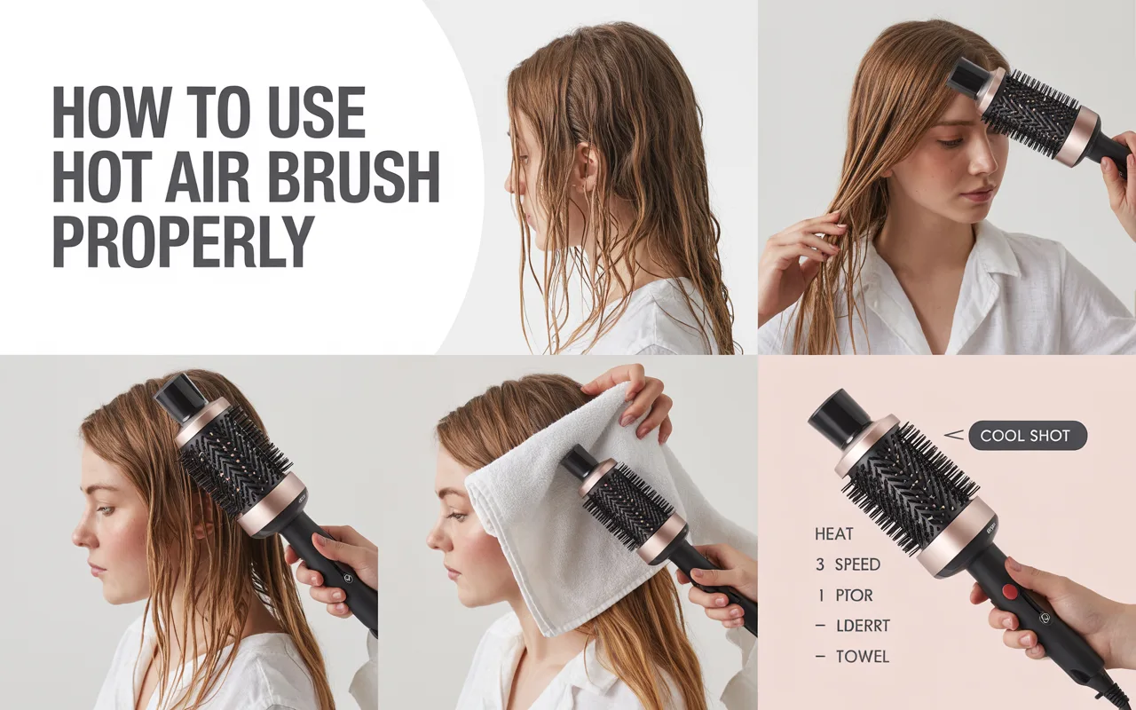 How to Use Hot Air Brush Properly