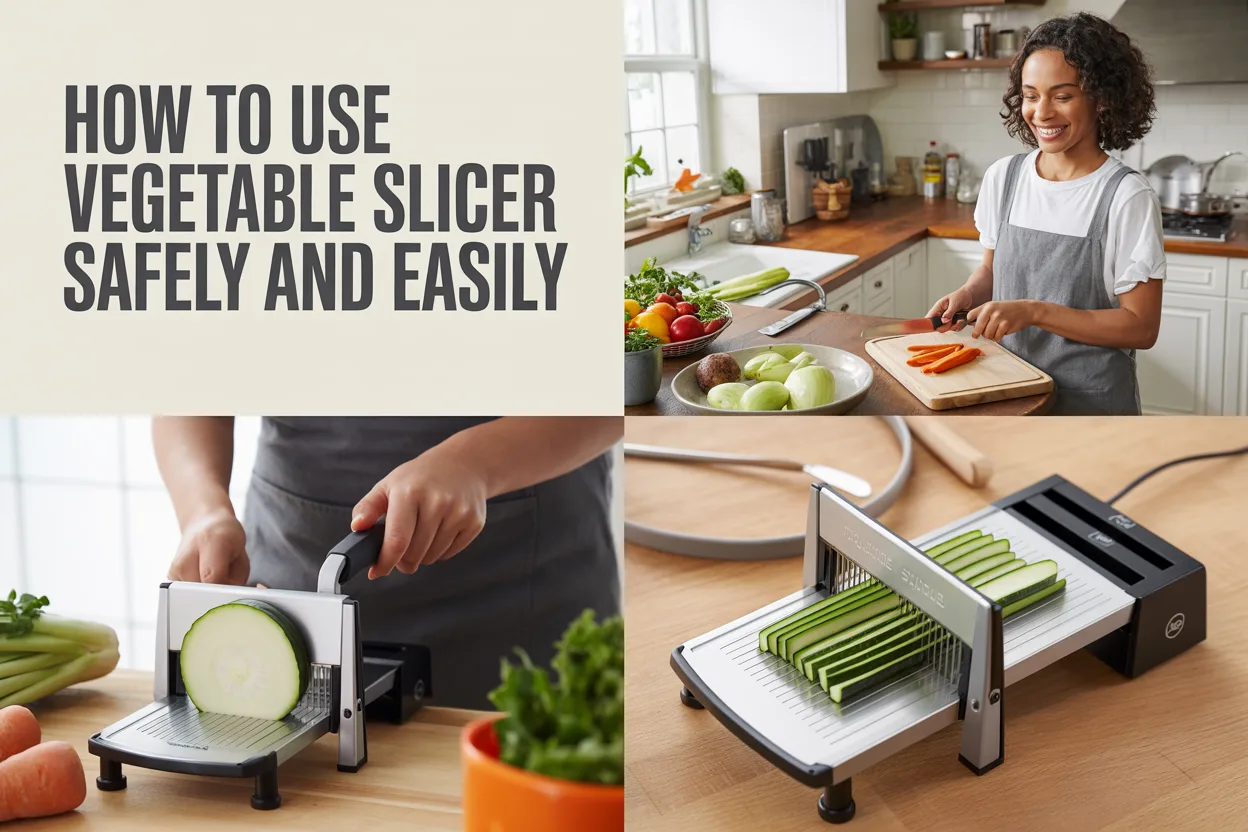 How to Use Vegetable Slicer Safely and Easily