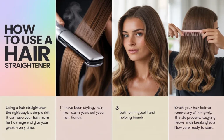 How to Use a Hair Straightener