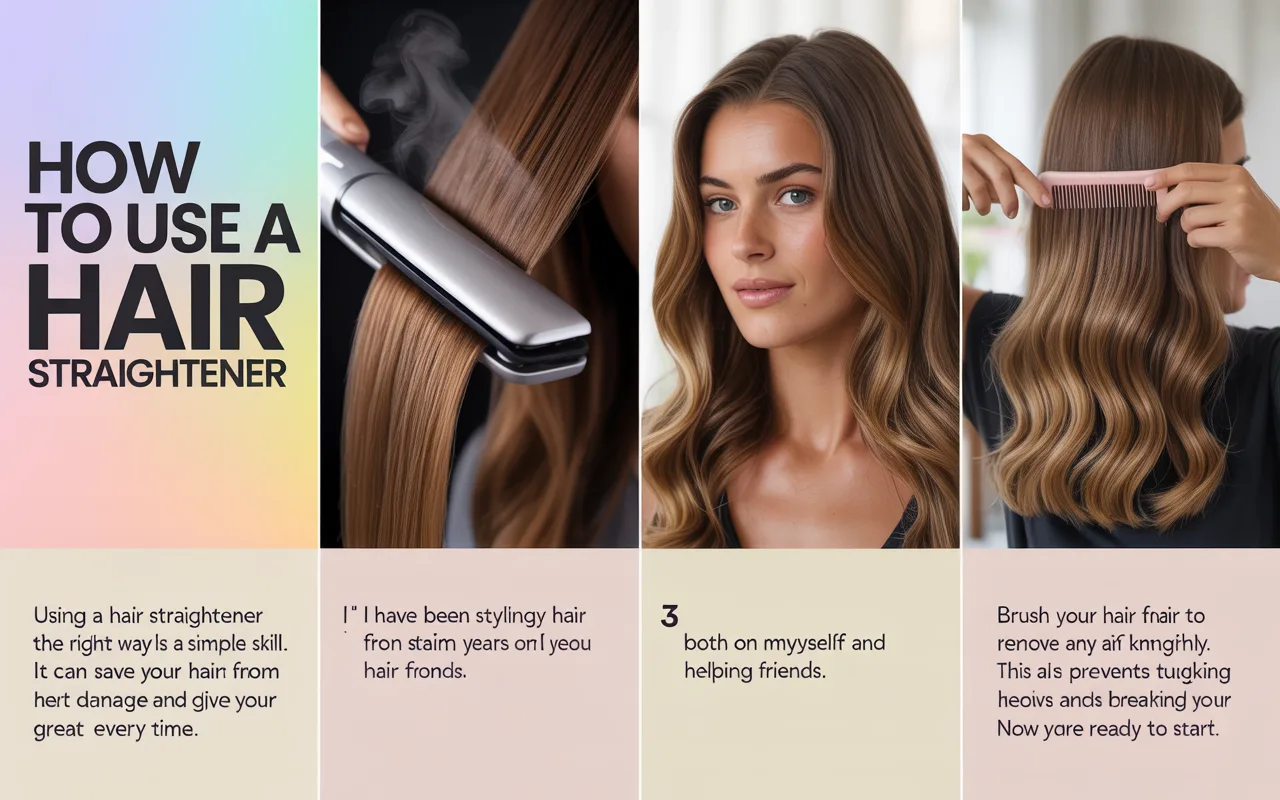 How to Use a Hair Straightener