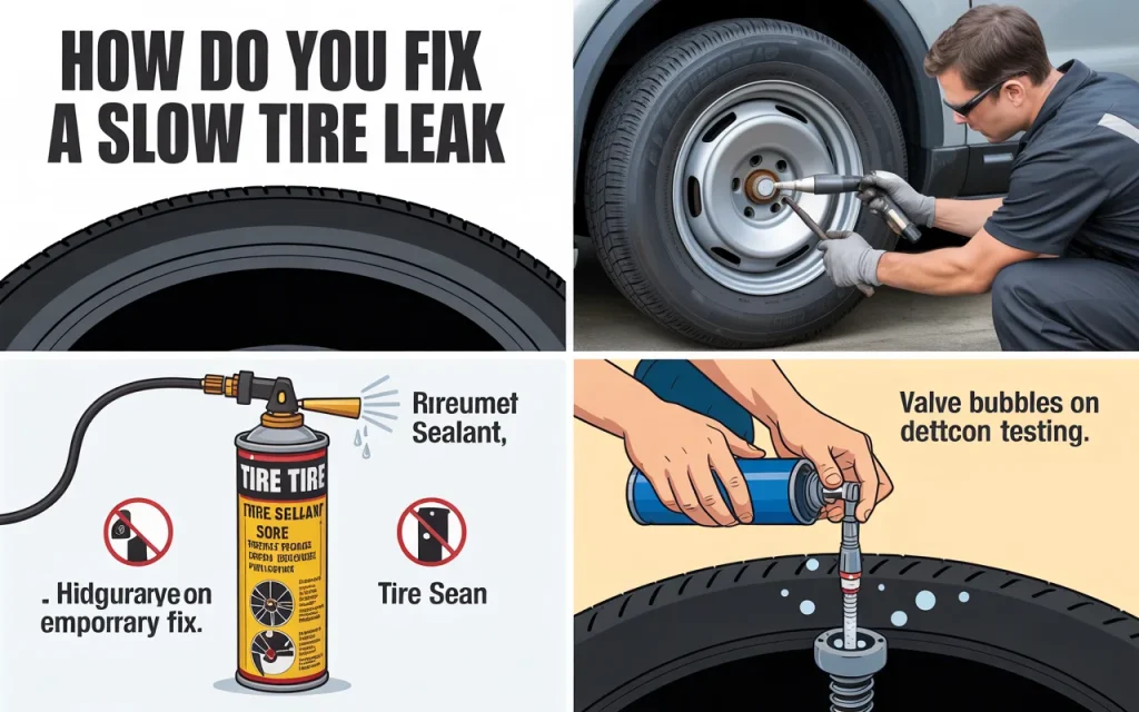 How Do You Fix a Slow Tire Leak