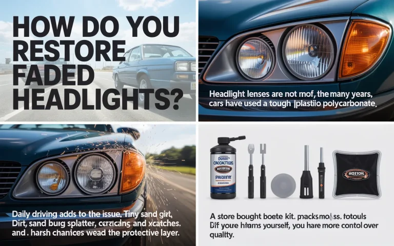 How Do You Restore Faded Headlights
