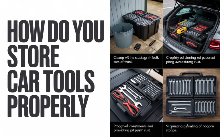How Do You Store Car Tools Properly