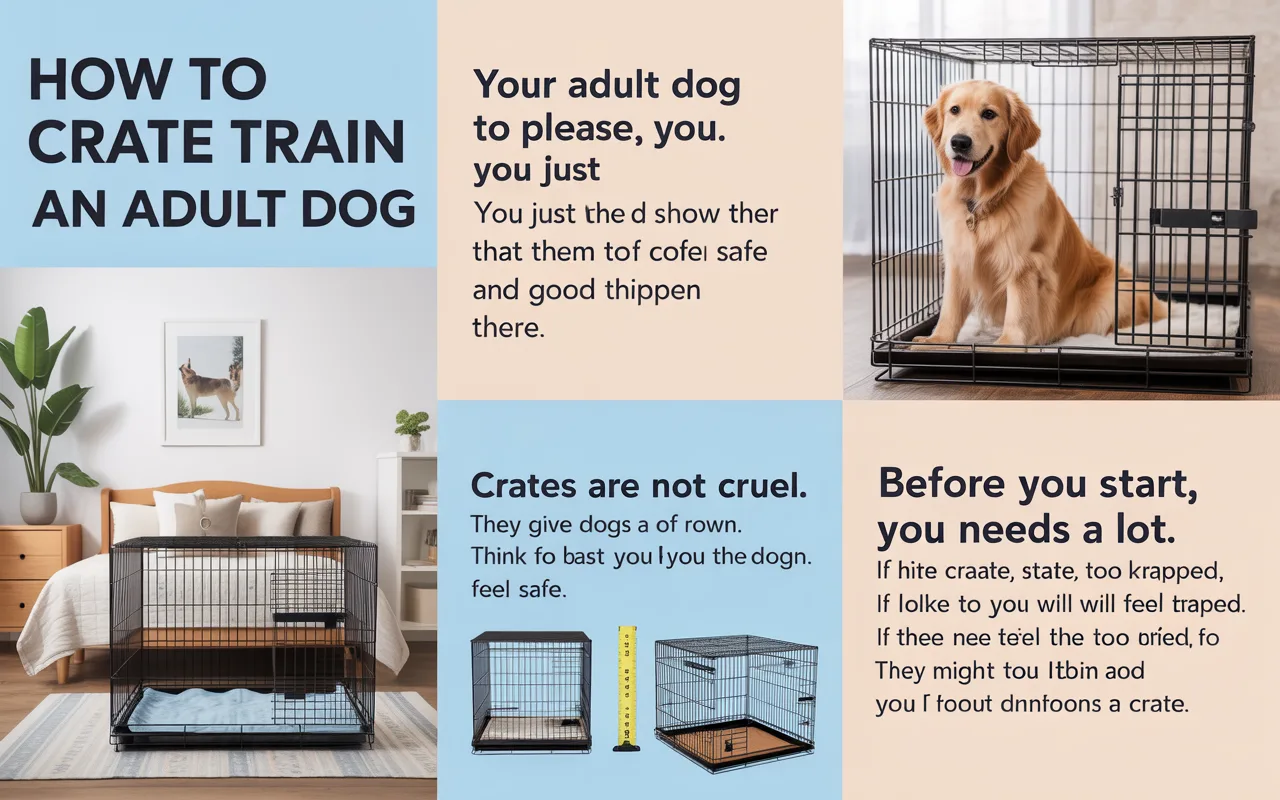 How To Crate Train An Adult Dog