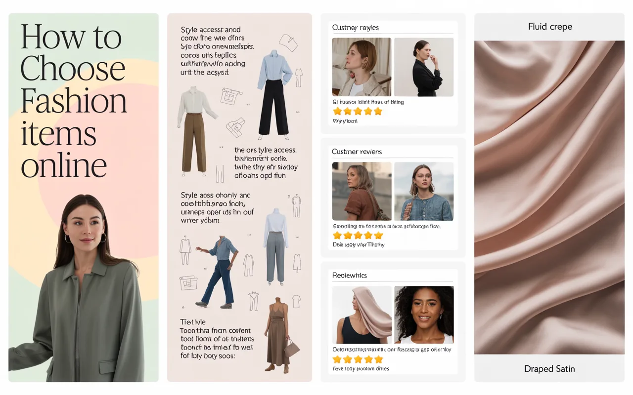 How to Choose Fashion Items Online