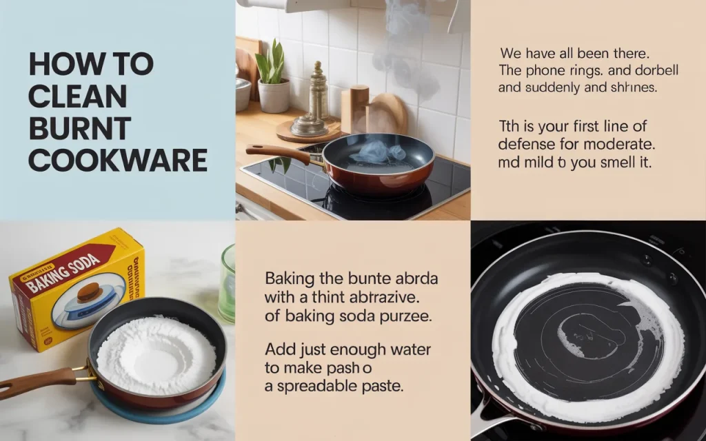 How to Clean Burnt Cookware