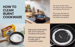 How to Clean Burnt Cookware