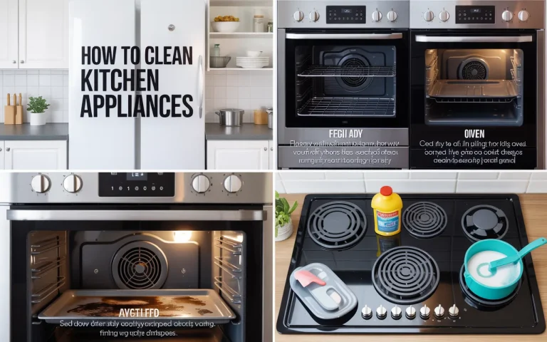How to Clean Kitchen Appliances
