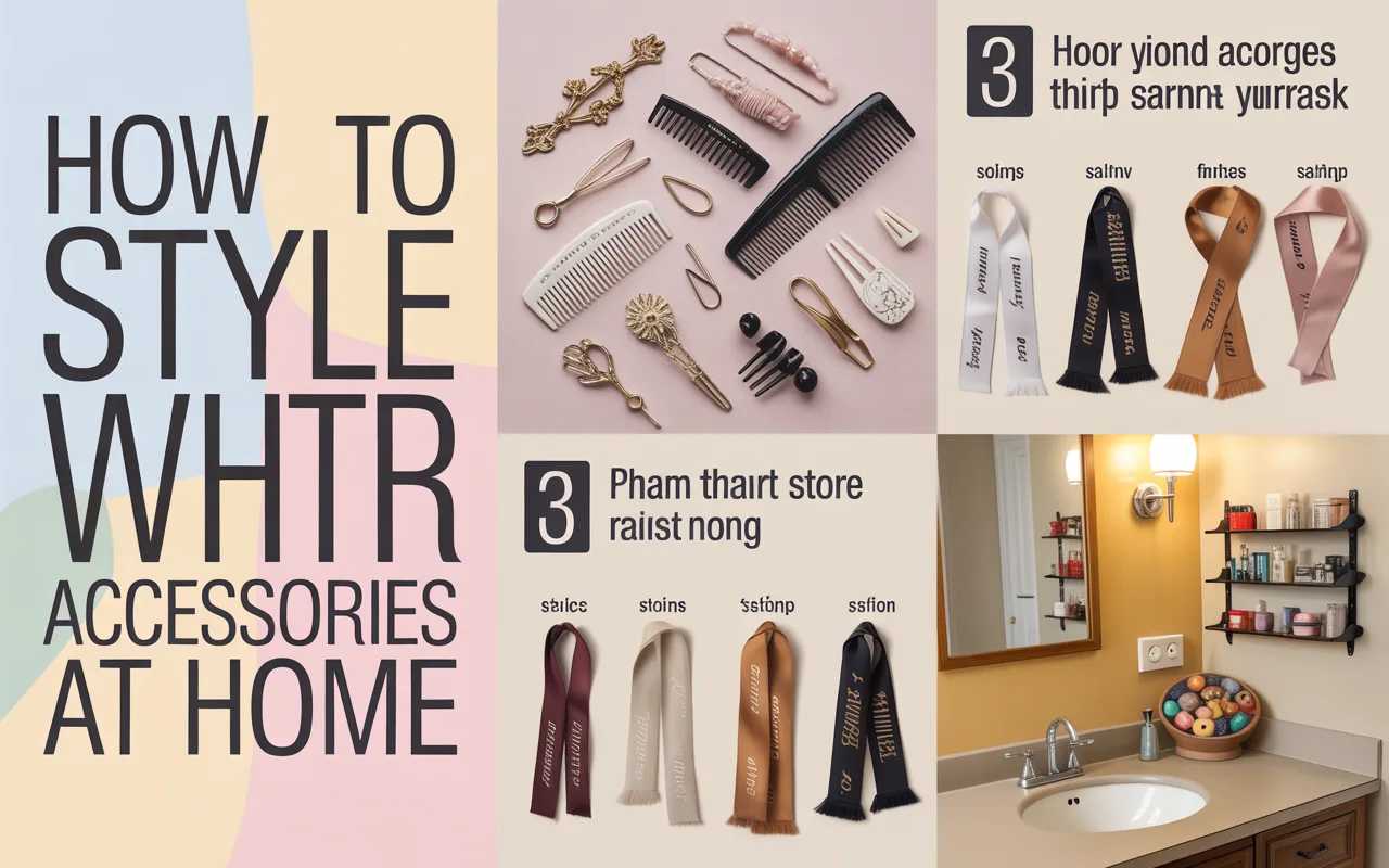 How to Style Hair With Accessories At Home