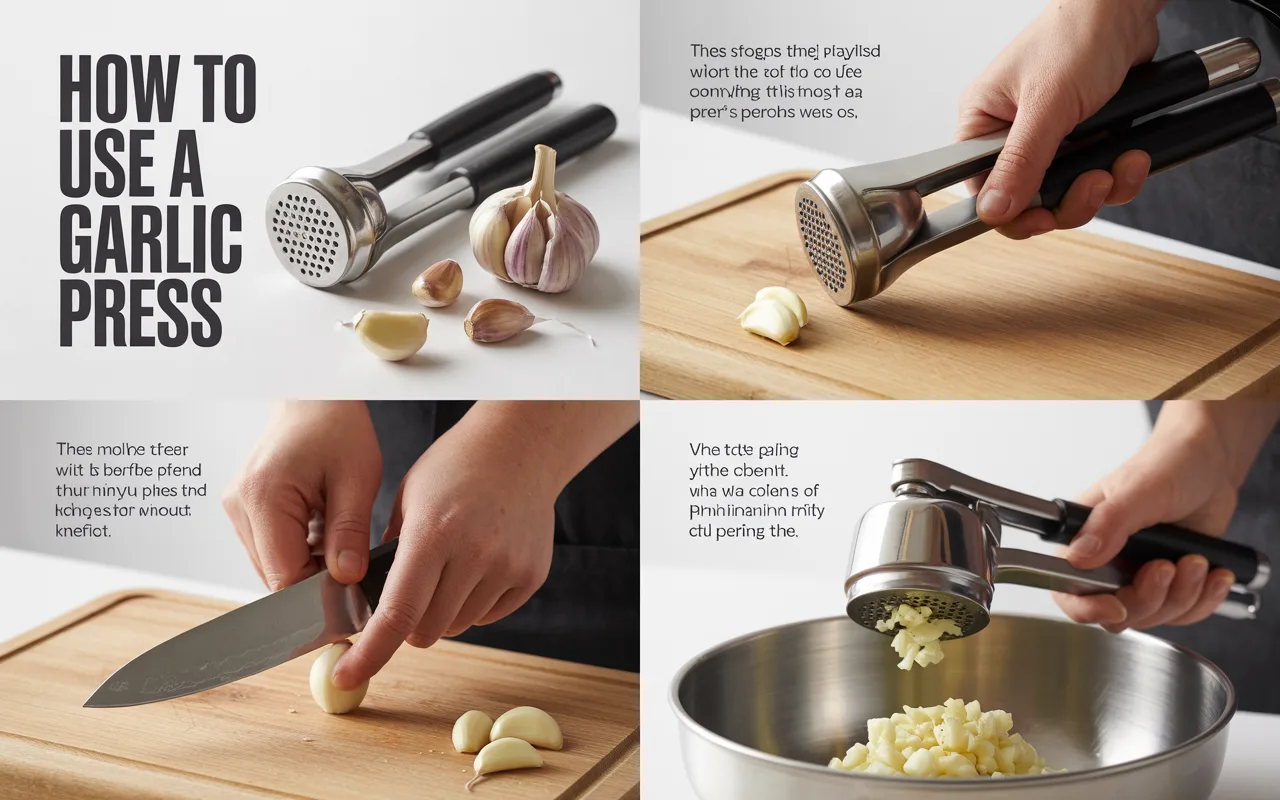 How to Use a Garlic Press
