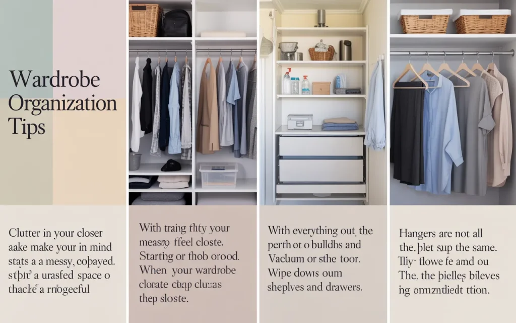 Wardrobe Organization Tips