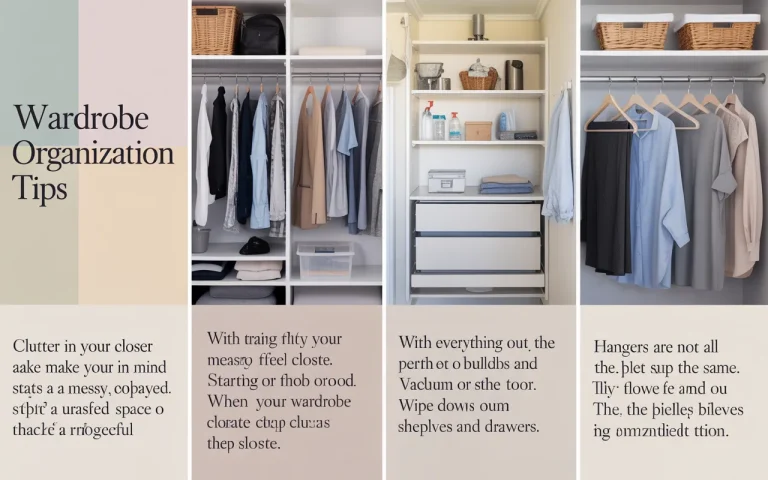 Wardrobe Organization Tips
