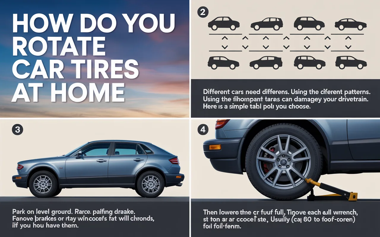 How Do You Rotate Car Tires At Home