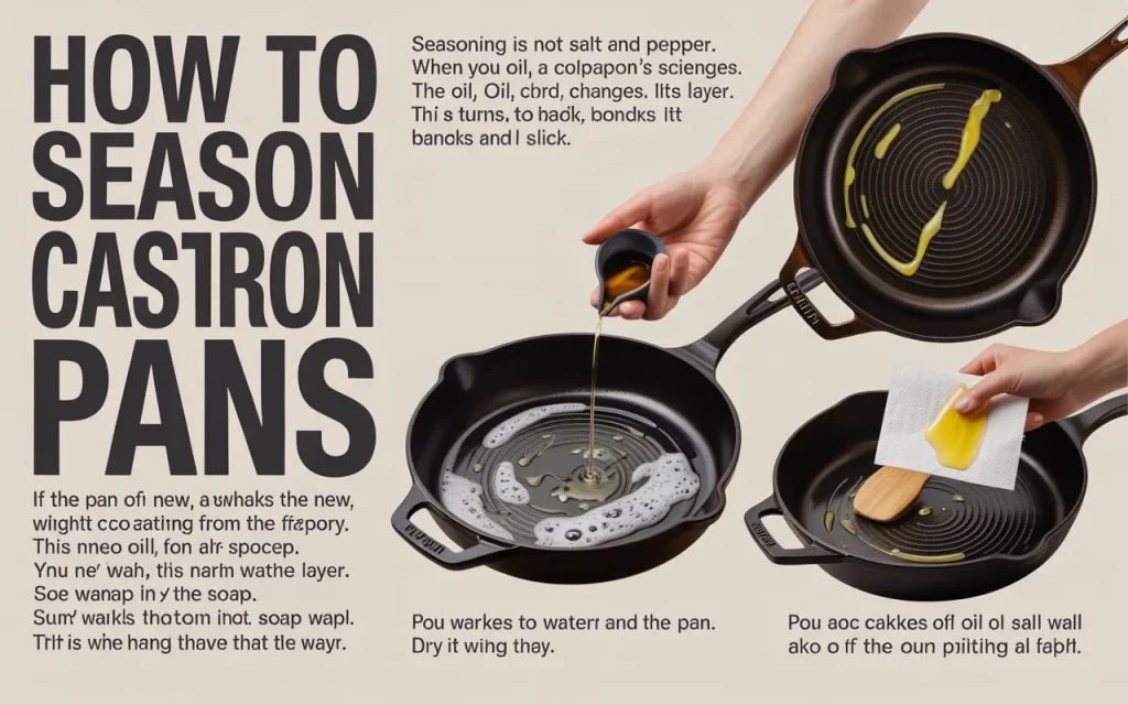 How To Season Cast Iron Pans