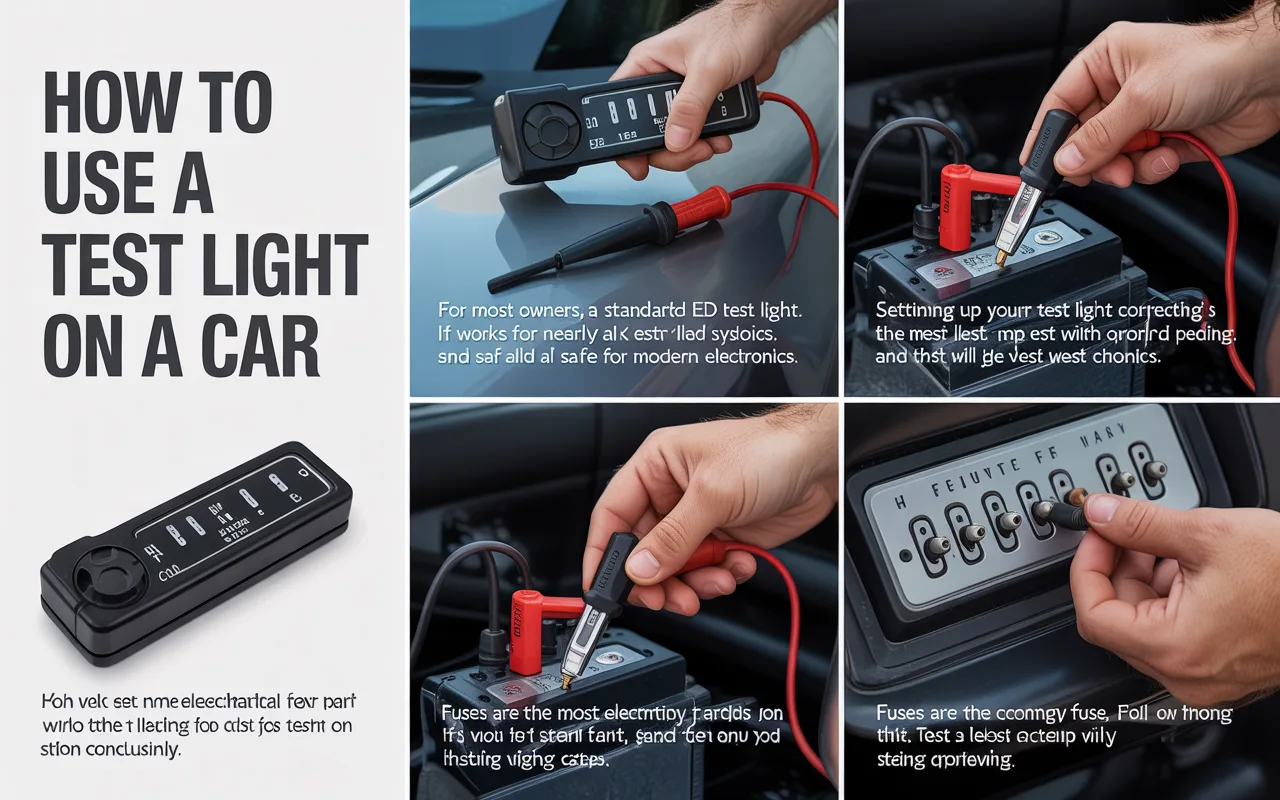 How To Use A Test Light On A Car