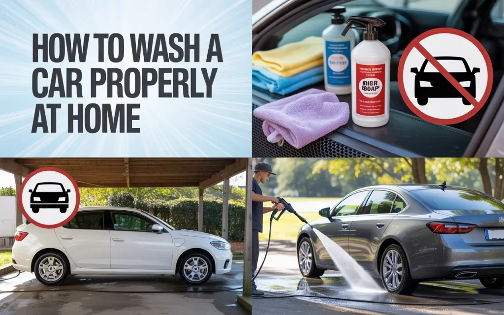 How To Wash A Car Properly At Home
