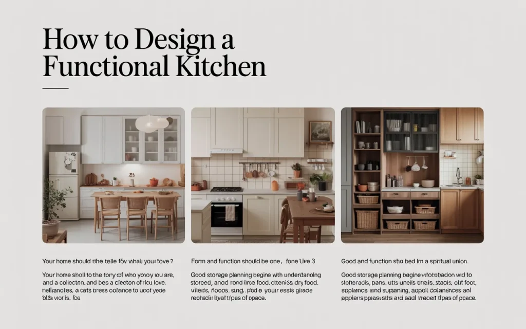 How to Design a Functional Kitchen That Works