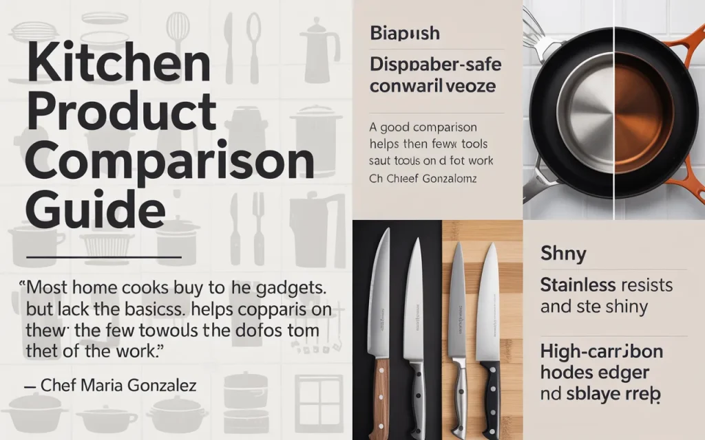 Kitchen Product Comparison Guide