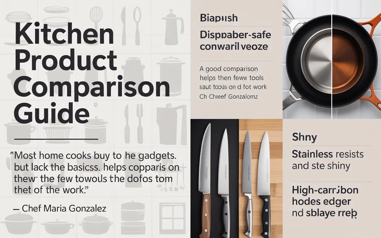 Kitchen Product Comparison Guide