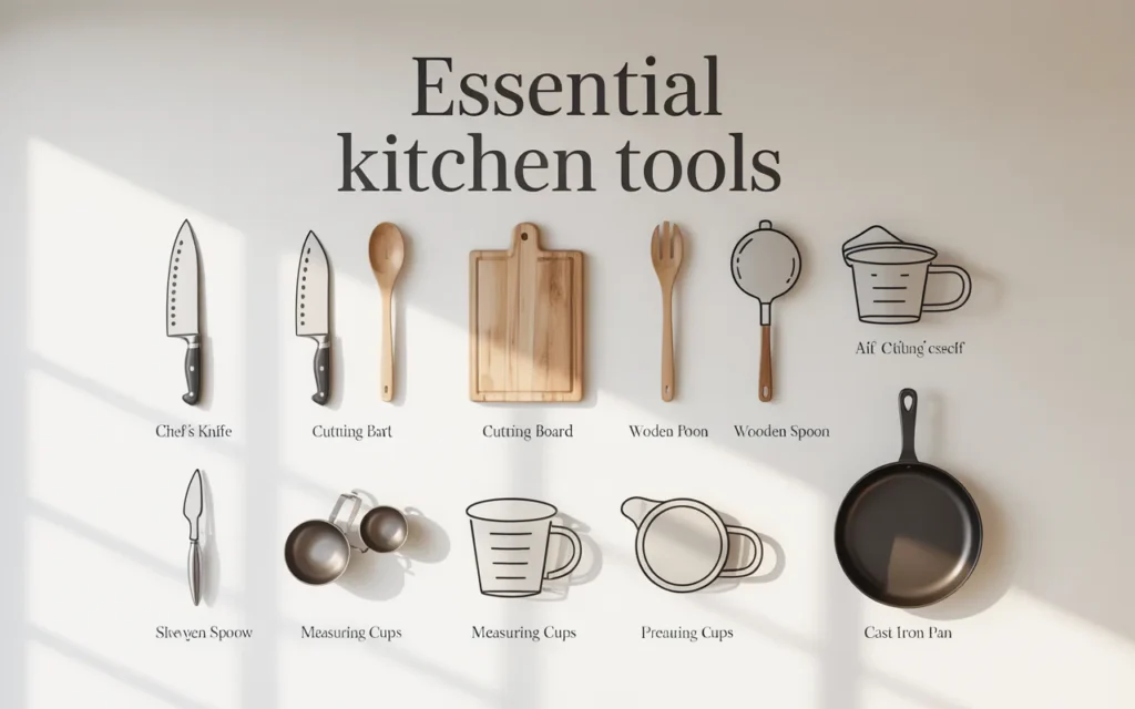 Minimalist Kitchen Tool List
