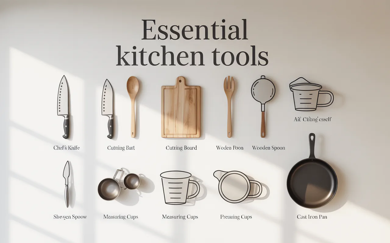 Minimalist Kitchen Tool List