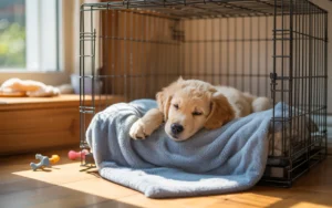 Should Puppies Sleep In Crates