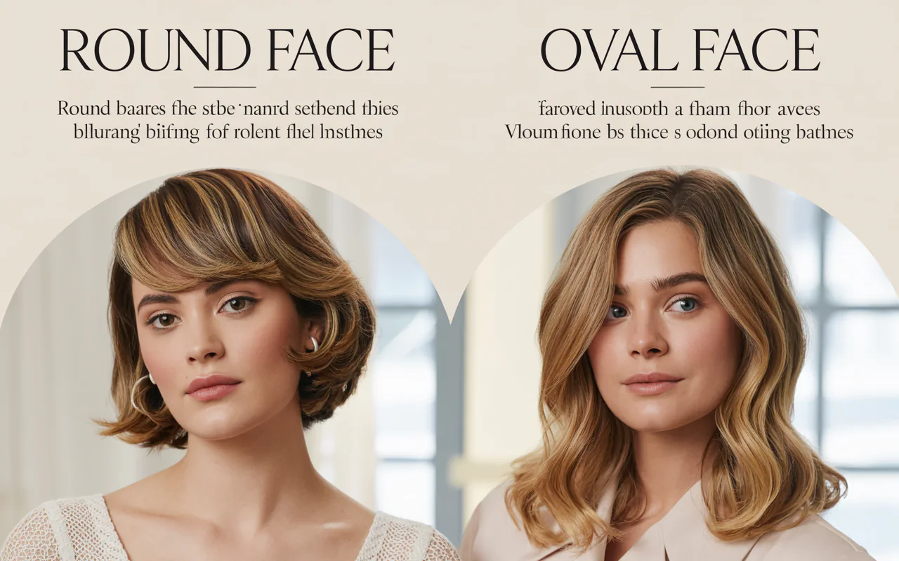 What Hairstyles Suit Round/Oval Face Shape