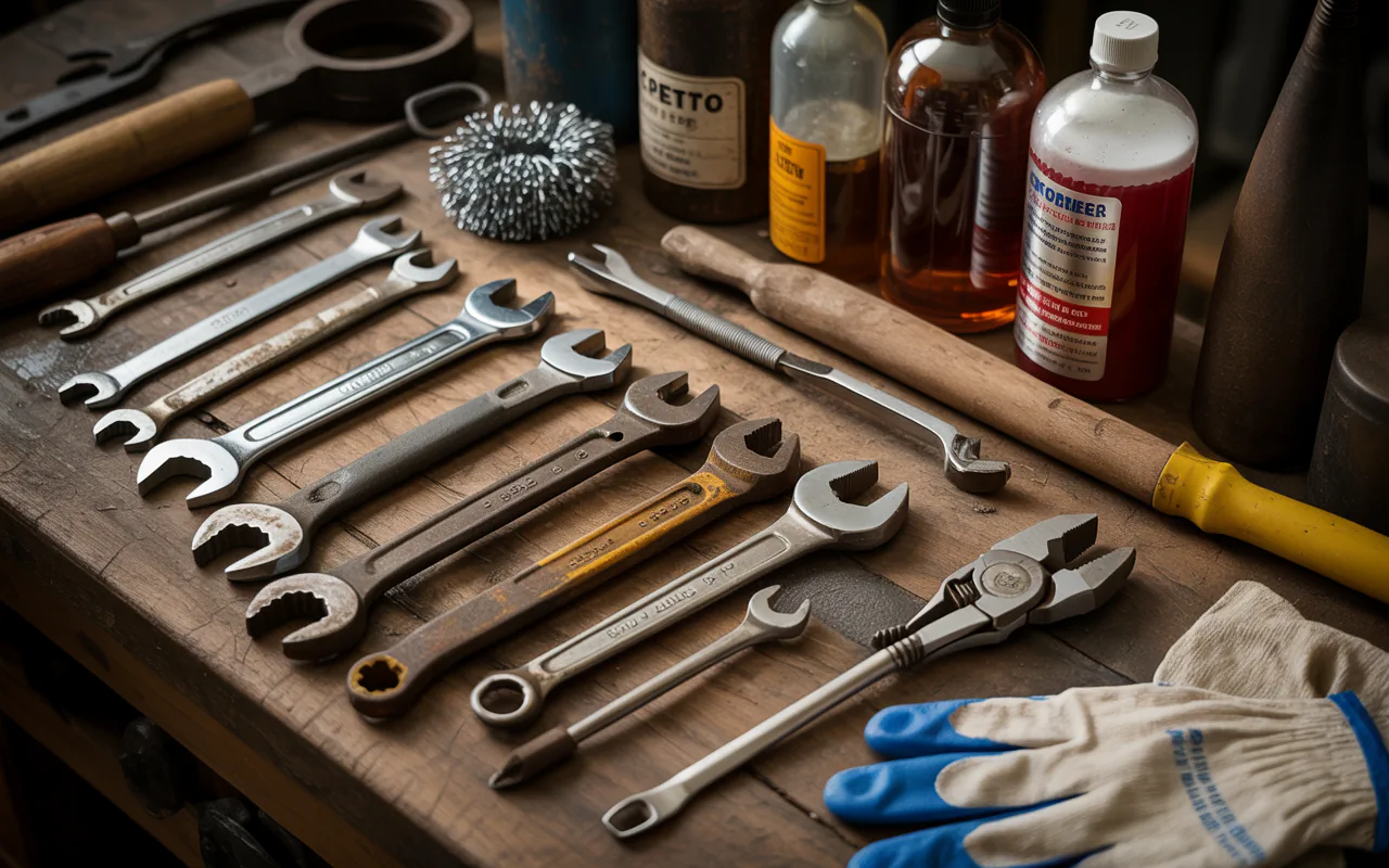 How To Clean Rusty Hand Tools