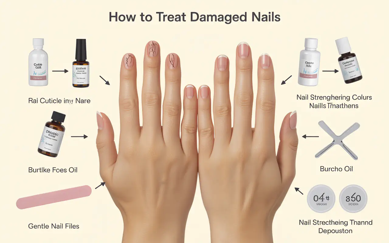 How To Treat Damaged Nails
