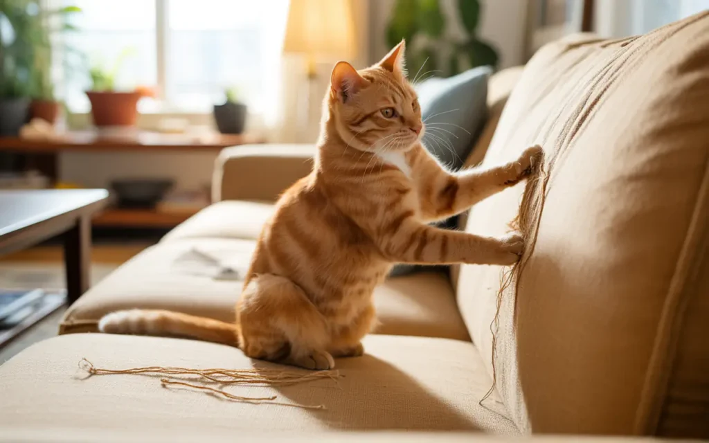 Why Is My Cat Scratching Furniture