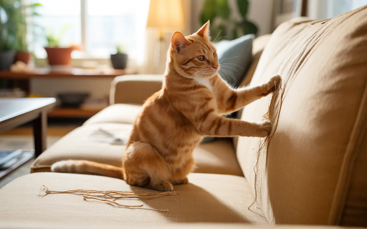 Why Is My Cat Scratching Furniture