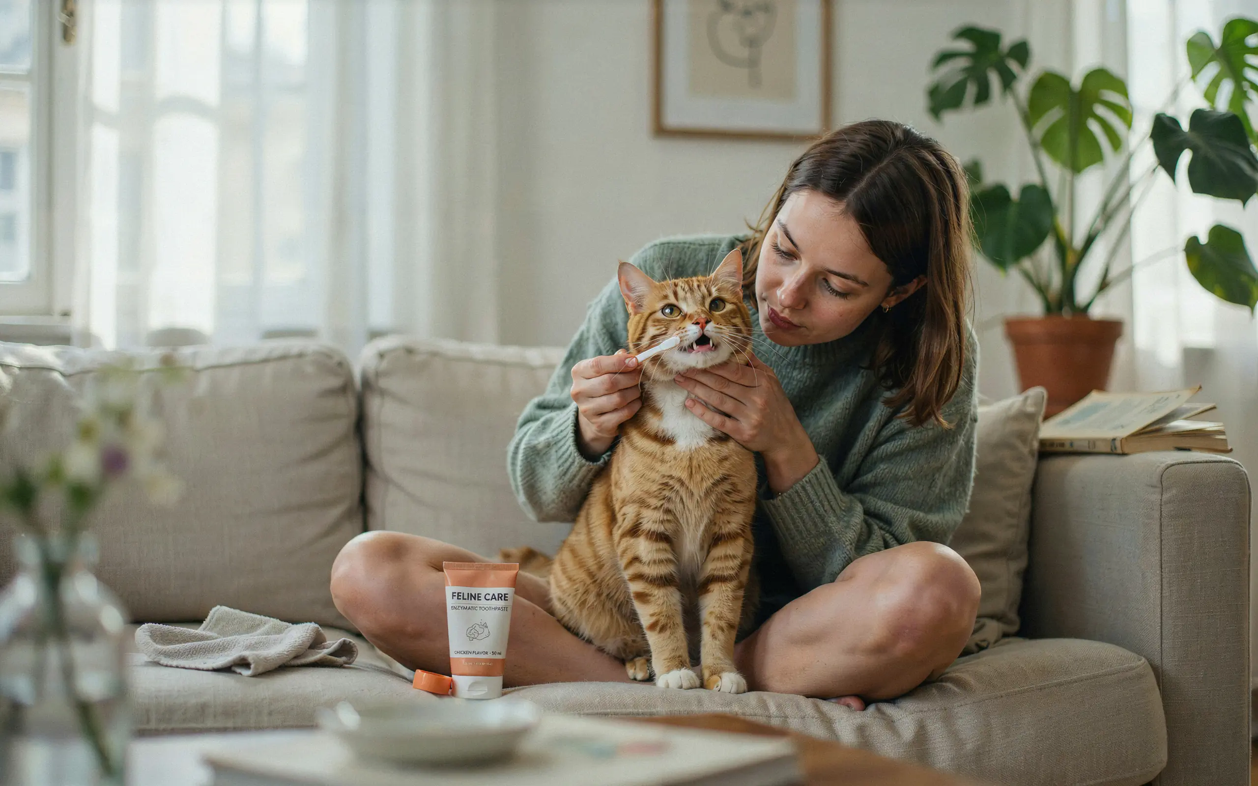 How To Brush Cat Teeth At Home