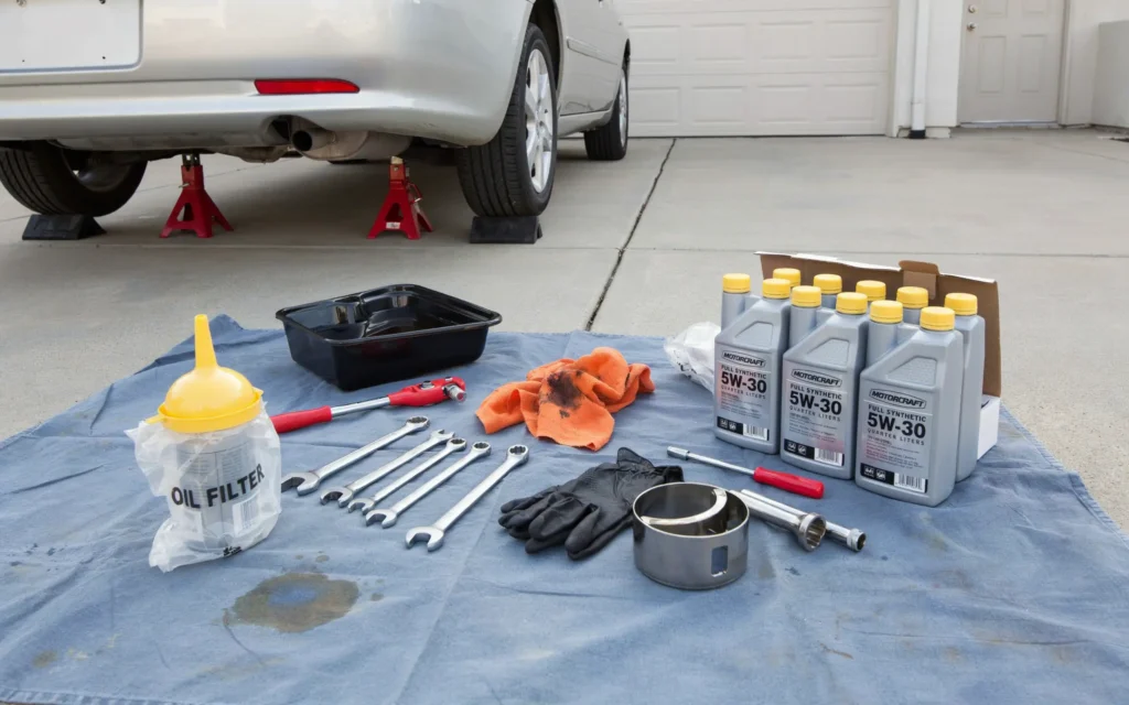 How To Change Oil At Home Tools Needed