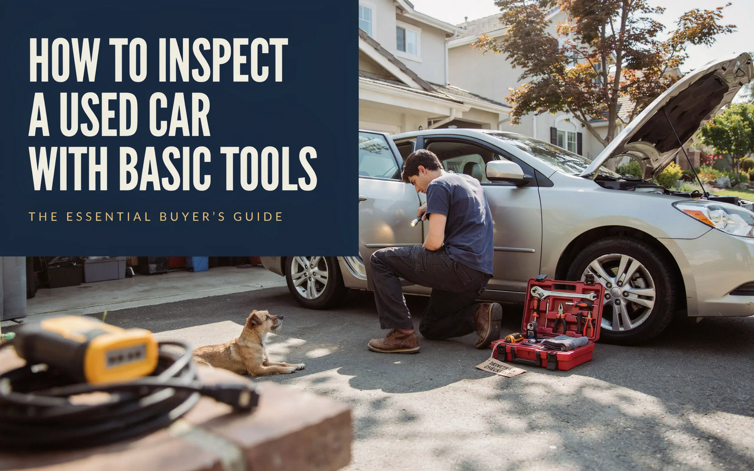 How To Inspect Used Car With Basic Tools