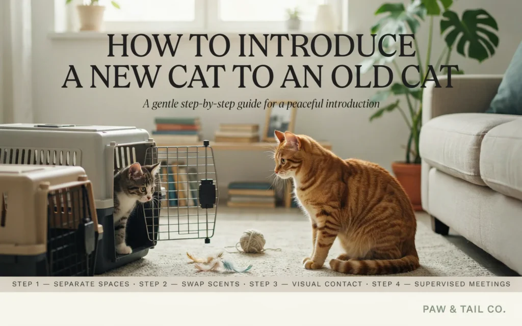 How To Introduce A New Cat To Old Cat