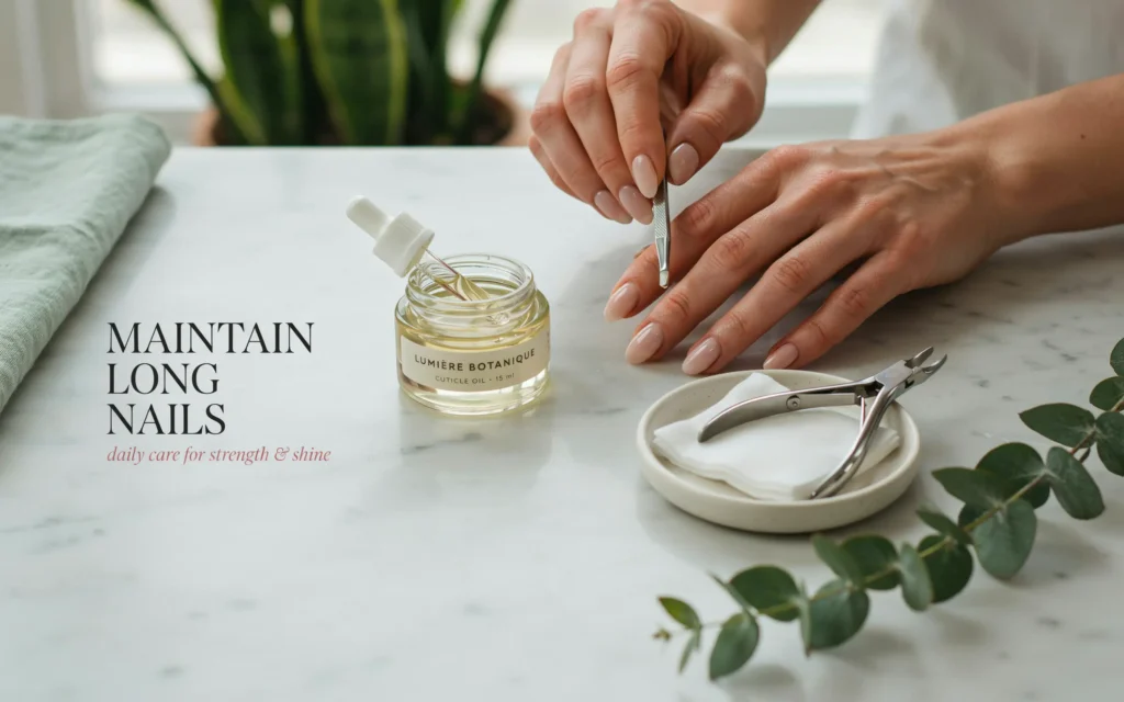 How To Maintain Long Nails