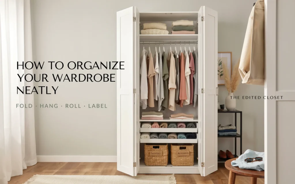 How To Organize Wardrobe Neatly