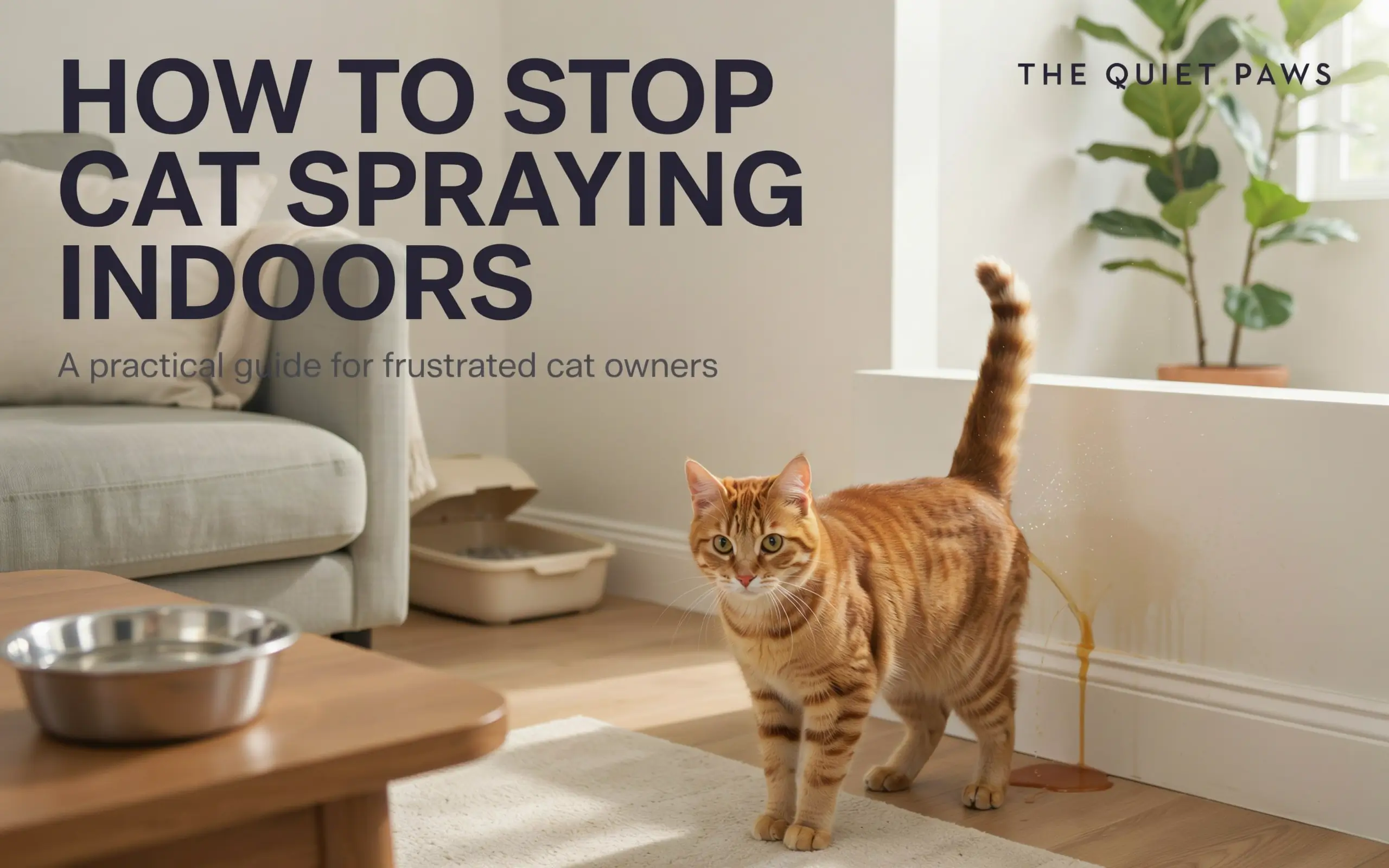 How To Stop Cat Spraying Indoors