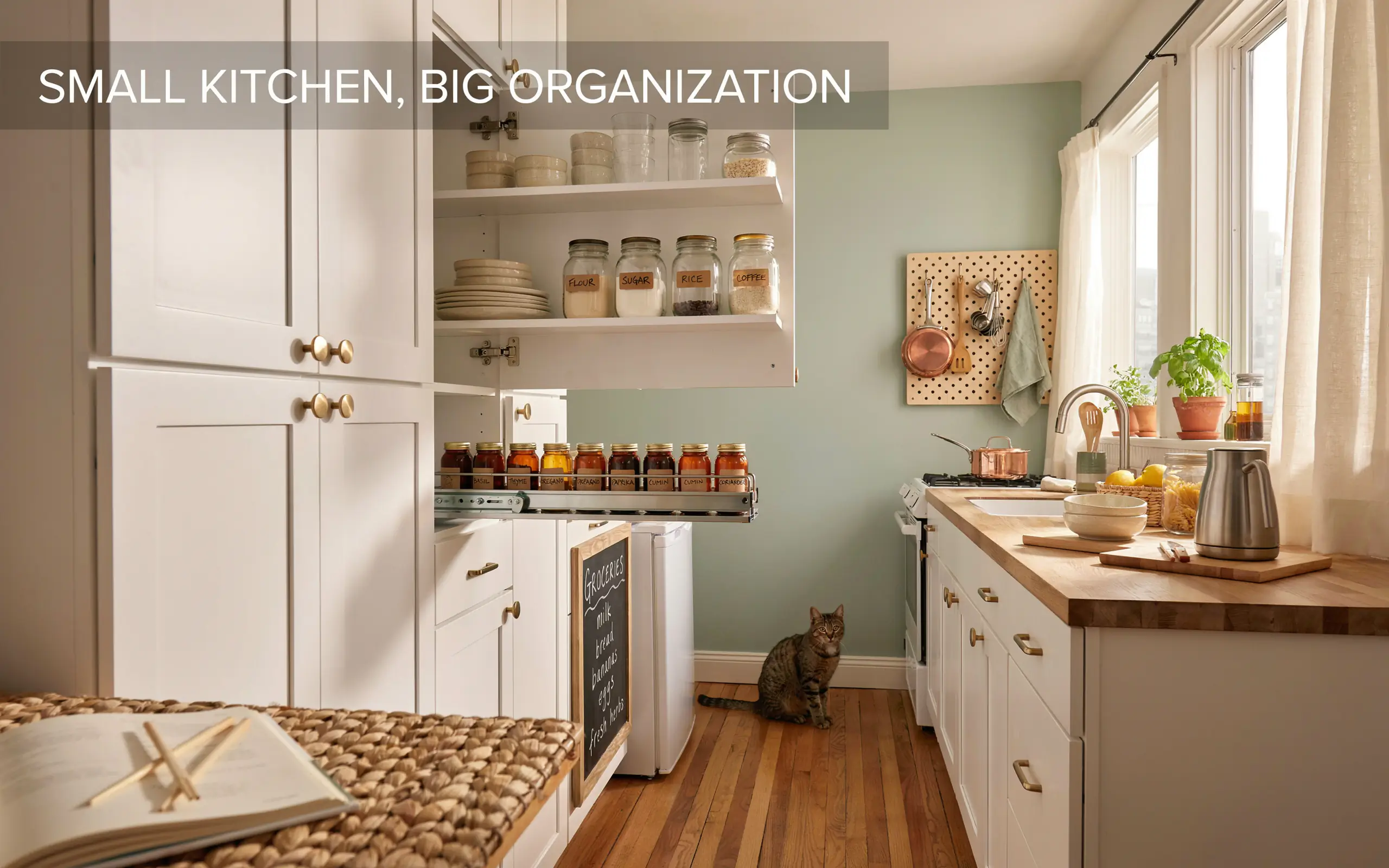 How To Organize A Small Kitchen