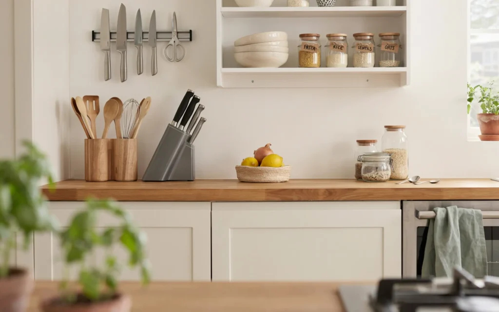 How To Arrange Kitchen Utensils