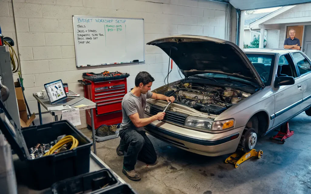 How To Set Up A Budget Car Workshop