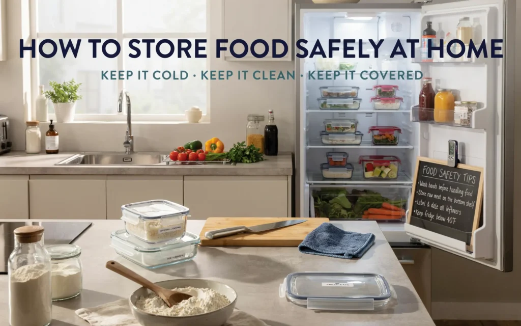 How To Store Food Safely At Home