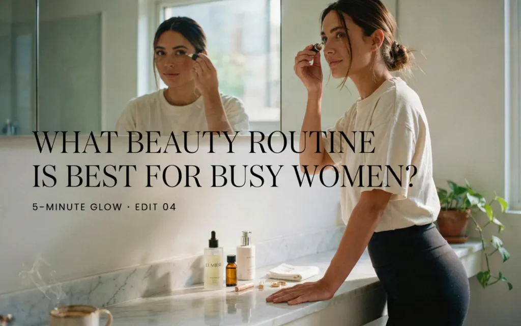 What Beauty Routine Is Best For Busy Women